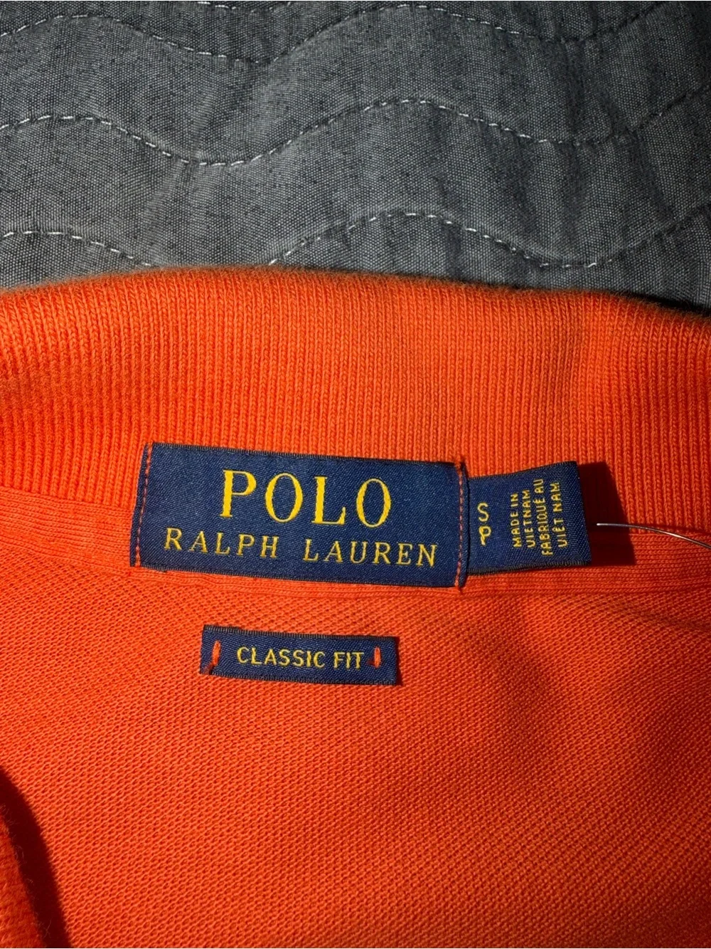 Polo by Ralph Lauren Orange Classic Fit Polo Shirt
